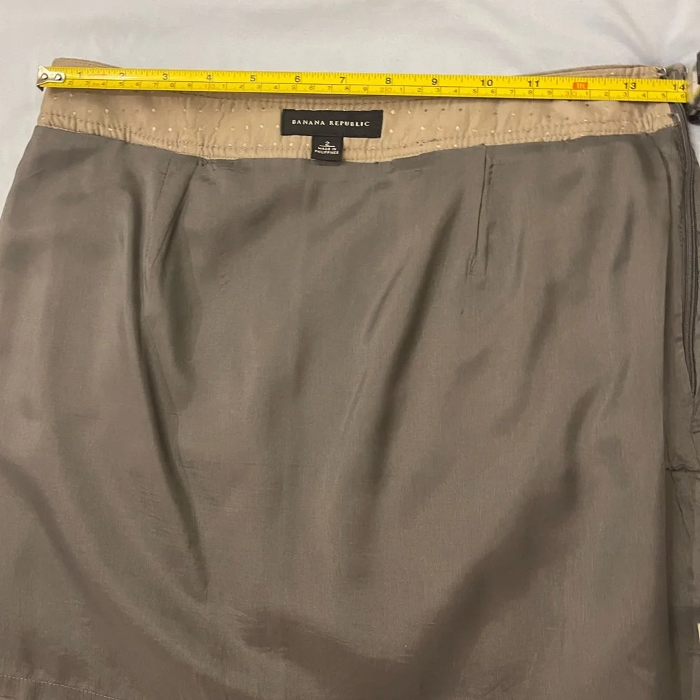Banana Republic Velvet Charcoal Buttoned Mini Skirt - Picture 8 of 11